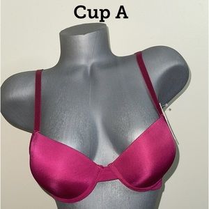 Elegant Magenta Bra - Cup A